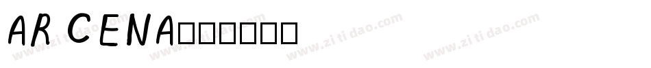 AR CENA字体转换